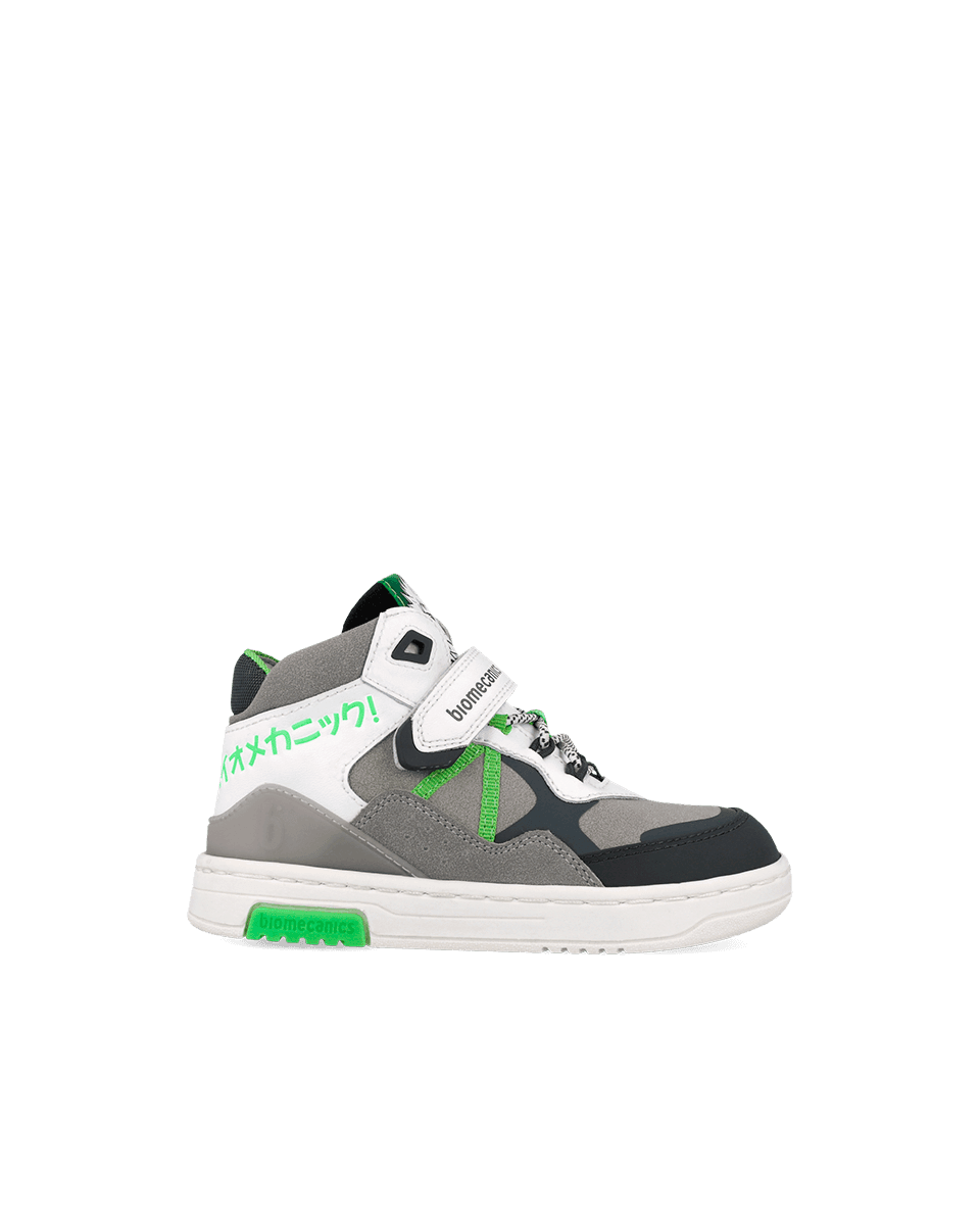 BIOMECANICS Bottine casual blanc et vert (Napa) Pointure 25 Réf: 251237-A543