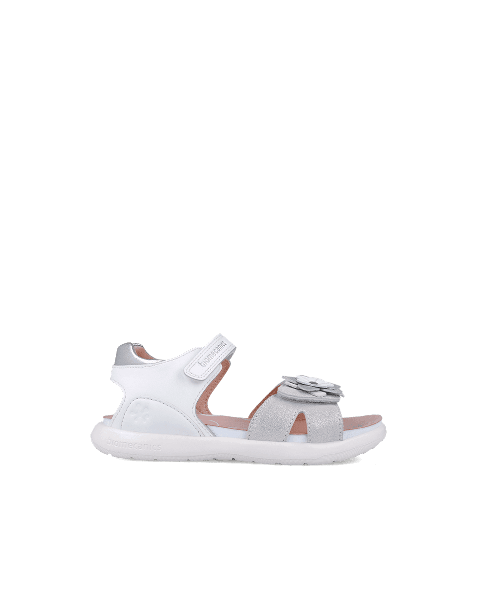 BIOMECANICS Sandale fleur blanche (Napa) Pointure 31 Réf: 252240-B050