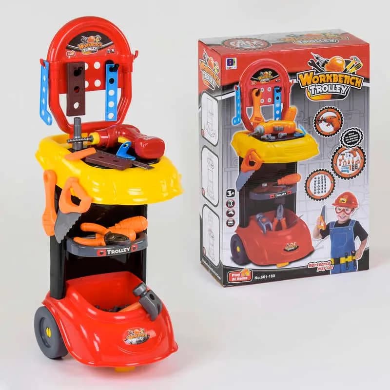 jouets : ensemble chariot de bricolage