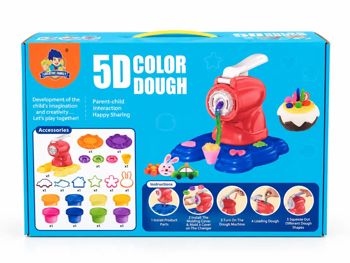 5D color dough creative pate a modeler