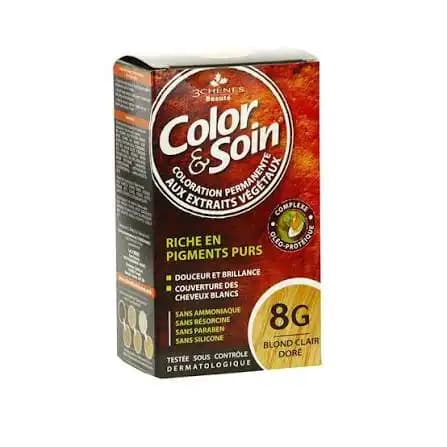 3 CHENES Color & Soin Coloration Blond Clair Doré 8G