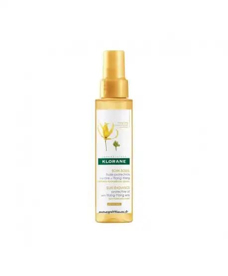 KLORANE SOIN SOLEIL HUILE PROTECTRICE A LA CIRE D’YANG-YLANG 100 ML (EMBALLAGE DEFECTUEUX)