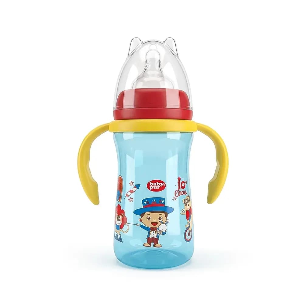 baby pur biberon pp large 270ml BLEU REF P40362M
