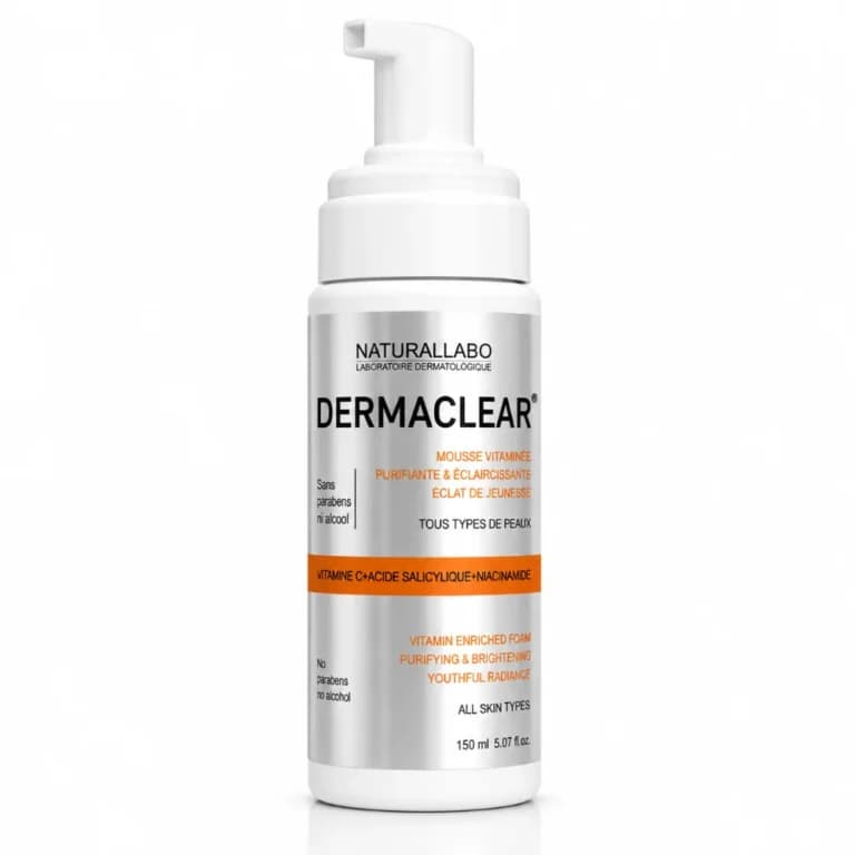 NATURALLABO DERMACLEAR MOUSSE NETTOYANTE VITAMINÉE ÉCLAT DE JEUNESSE 150ML