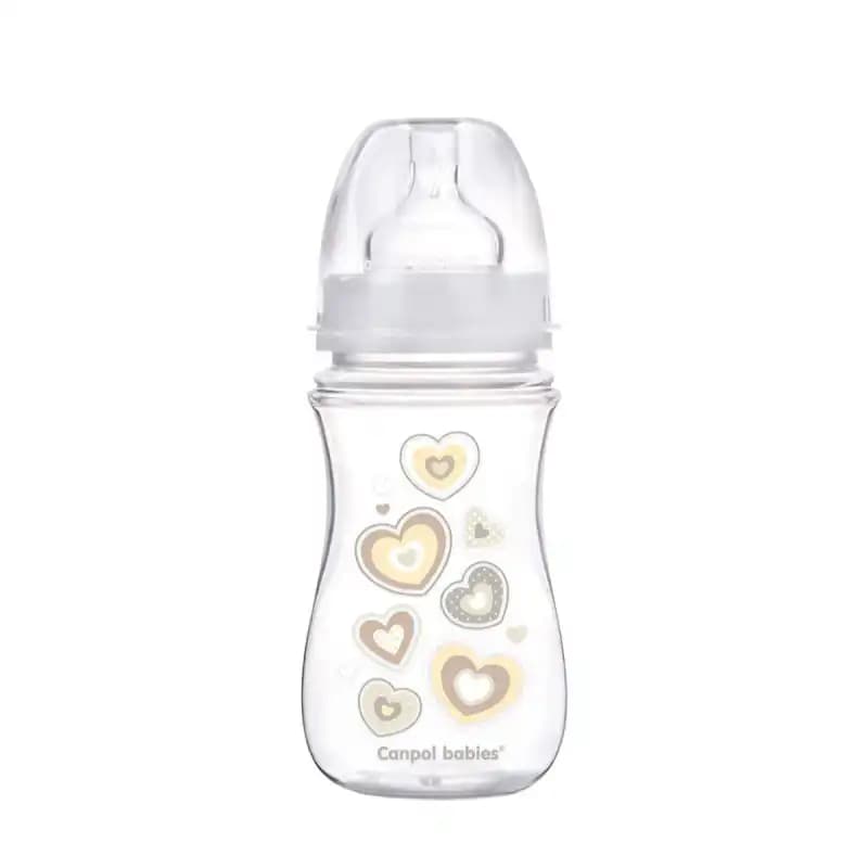 Biberon anti-colique babies Bonjour paris coeur beige 240ml 35/217