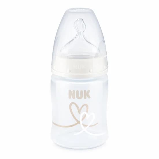 NUK First choice Biberon Temperature controle BLANC 0-6M 150ML
