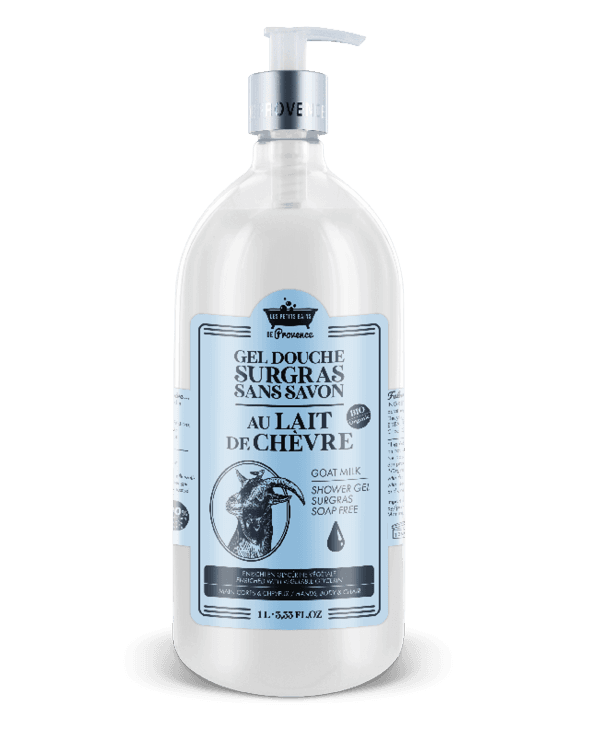 Gel douche 1L au Lait de Chèvre – Les Petits Bains de Provence