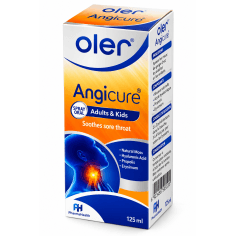 OLER ANGICURE SIROP GORGE ENFANT & ADULTE – MOUSSE D’ISLANDE, ACIDE HYALURONIQUE, PROPOLIS & ÉRYSIMUM – 125 ML
