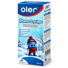 PHARMAHEALTH OLER RHUME & GRIPPE – SIROP CONFORT RESPIRATOIRE & SYMPTÔMES DU RHUME – 125 ML