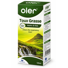 OLER TOUX GRASSE – SIROP ADULTES & ENFANTS POUR LE CONFORT RESPIRATOIRE – 125 ML
