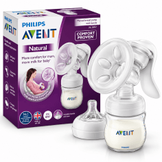 PHILIPS AVENT NATURAL TIRE-LAIT MANUEL AVEC BIBERON 125 ML
