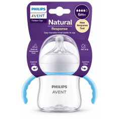 PHILIPS AVENT NATURAL RESPONSE TASSE D’APPRENTISSAGE 150 ML 6M+ AVEC POIGNÉES – SCF263/61