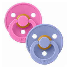 BIBS SUCETTE PACK2 1ERE AGE BUBBLEGUM PERI