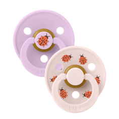 BIBS SUCETTE PACK2 1ERE AGE CHAMOMILLE VIOLET SKY MIX