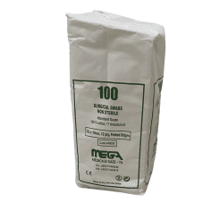 MEGA COMPRESSES CHIRURGICALES NON STÉRILES 10 X 10 CM – PAQUET DE 100