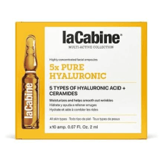 LACABINE 5 Pure Hyaluronic – 10 Ampoules Hydratantes à 5 Types d’Acide Hyaluronique