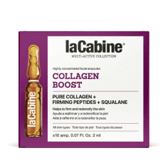LACABINE COLLAGEN BOOST – 10 Ampoules Raffermissantes au Collagène