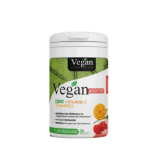 JOUVENCE VEGAN BOOSTER ZINC + VITAMINES C ET D – 30 GÉLULES