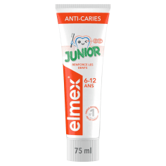 ELMEX JUNIOR DENTIFRICE ANTI-CARIES ENFANT 6-12 ANS 75 ML
