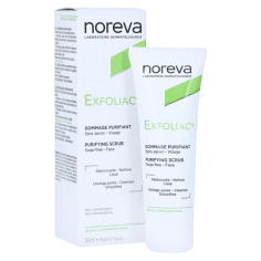 NOREVA EXFOLIAC GEL GOMMAGE PURIFIANT EXFOLIANT DOUBLE ACTION 50 ML