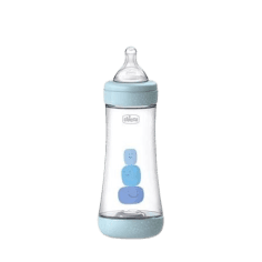 CHICCO BIBERON PLASTIQUE PERFECT BLEU 300ML