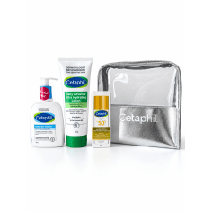 COFFRET CETAPHIL DAILY ADVANCE 225G + SUN FACE FLUID SPF50+ 50ML + GENTLE SKIN CLEANSER 250ML OFFERT + TROUSSE