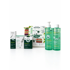 COFFRET CLARENIA SEBOSAFE GEL NETTOYANT 400ML + CRÈME AZÉLAÏQUE 50ML + SÉRUM AZÉLAÏQUE 30ML + EAU MICELLAIRE 400ML