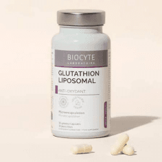 BIOCYTE GLUTATHION LIPOSOMAL 30 GÉLULES – GLUTATHION ET VITAMINE C ANTIOXYDANTE