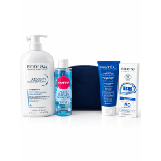 COFFRET BIODERMA ATODERM 1L + PHYTÉAL ATOPICRÈME 100ML + LIRENE BB SPF50 30ML + TONIQUE 200ML OFFERT + TROUSSE