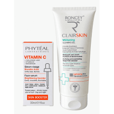 PACK ÉCLAT ANTI-TACHES PHYTÉAL VITAMINE C SÉRUM 30ML + RONCEY CLAIRSKIN GEL NETTOYANT