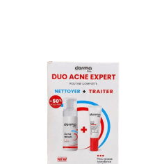 DERMA PELLA COFFRET DUO ACNE EXPERT – NETTOYER + TRAITER