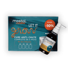 DERMA MOSTAL SOLUTION COFFRET CURE ANTI-CHUTE – 4 FLACONS
