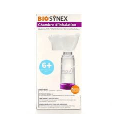 BIOSYNEX CHAMBRE D'INHALATION AVEC MASQUE +VALVE (6 ANS ET PLUS)