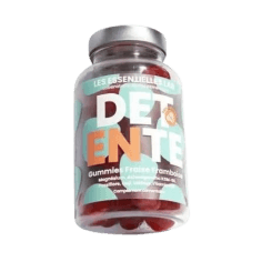 LES ESSENTIELLES LAB DÉTENTE GUMMIES FRAISE FRAMBOISE 60 UNITÉS