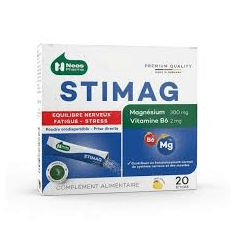 NEOSPHARMA STIMAG MAGNÉSIUM 300 MG VITAMINE B6 20 STICKS