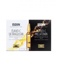 ISDIN FLAVO C MELATONIN&ULTRAGLICAN DAY&NIGHT 20 AMPOULES
