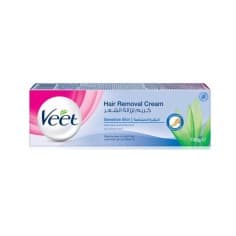 VEET CREME DEPILATOIRE SILK & FRESH PEAUX SENSIBLES 100G