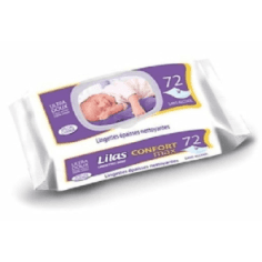 LILAS LINGETTES ULTRA DOUCES 72 PIÈCES