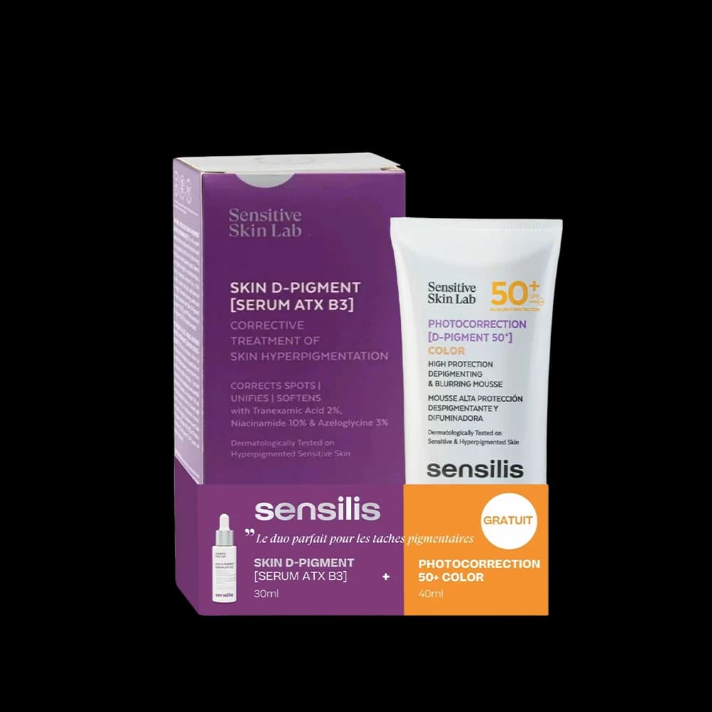 Sensilis Pack Skin D Pigment Sérum Atx B3 + Photocorrection D-Pigment Color Offert