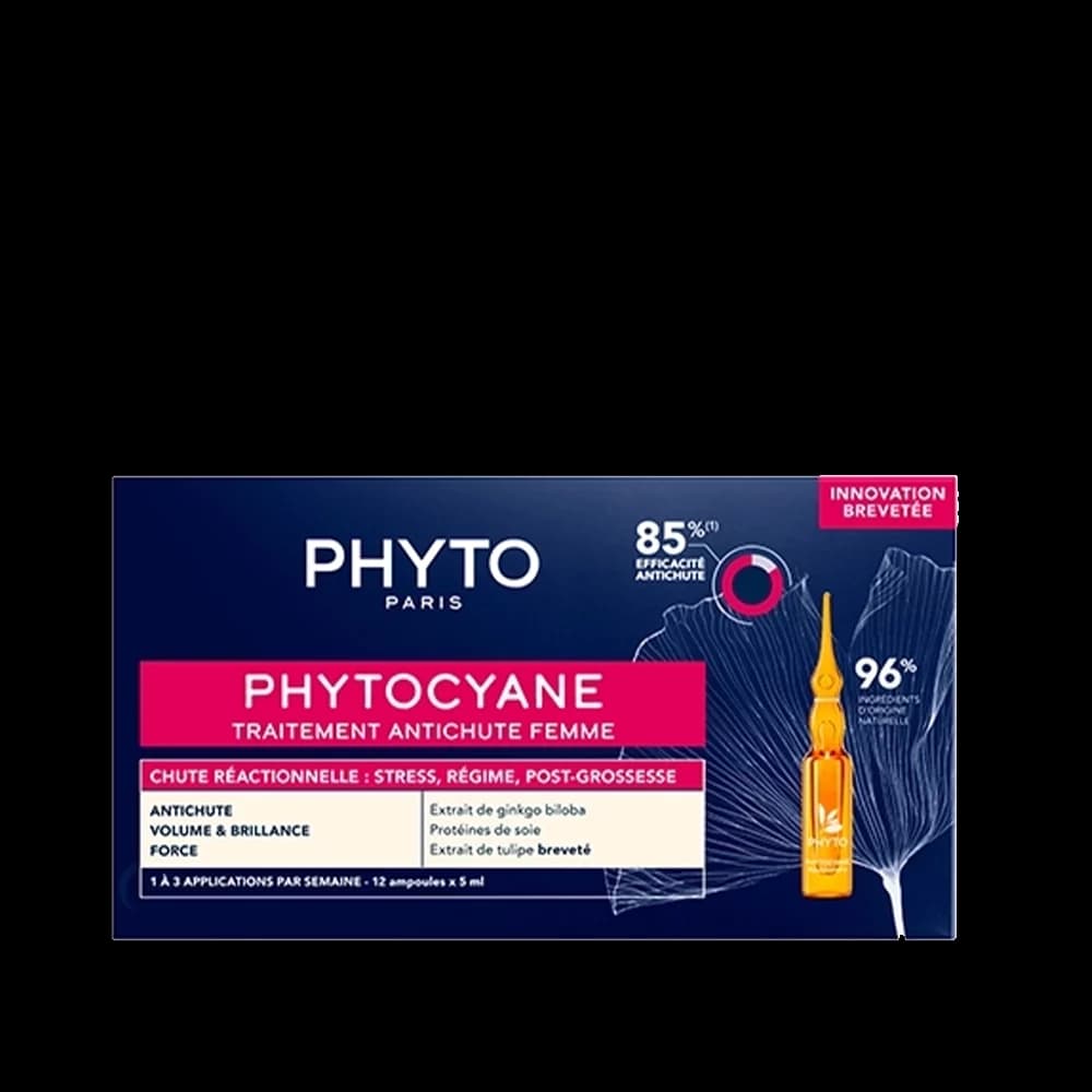 Phyto Phytocyane Traitement Antichute Progressive Femme 12x5ML