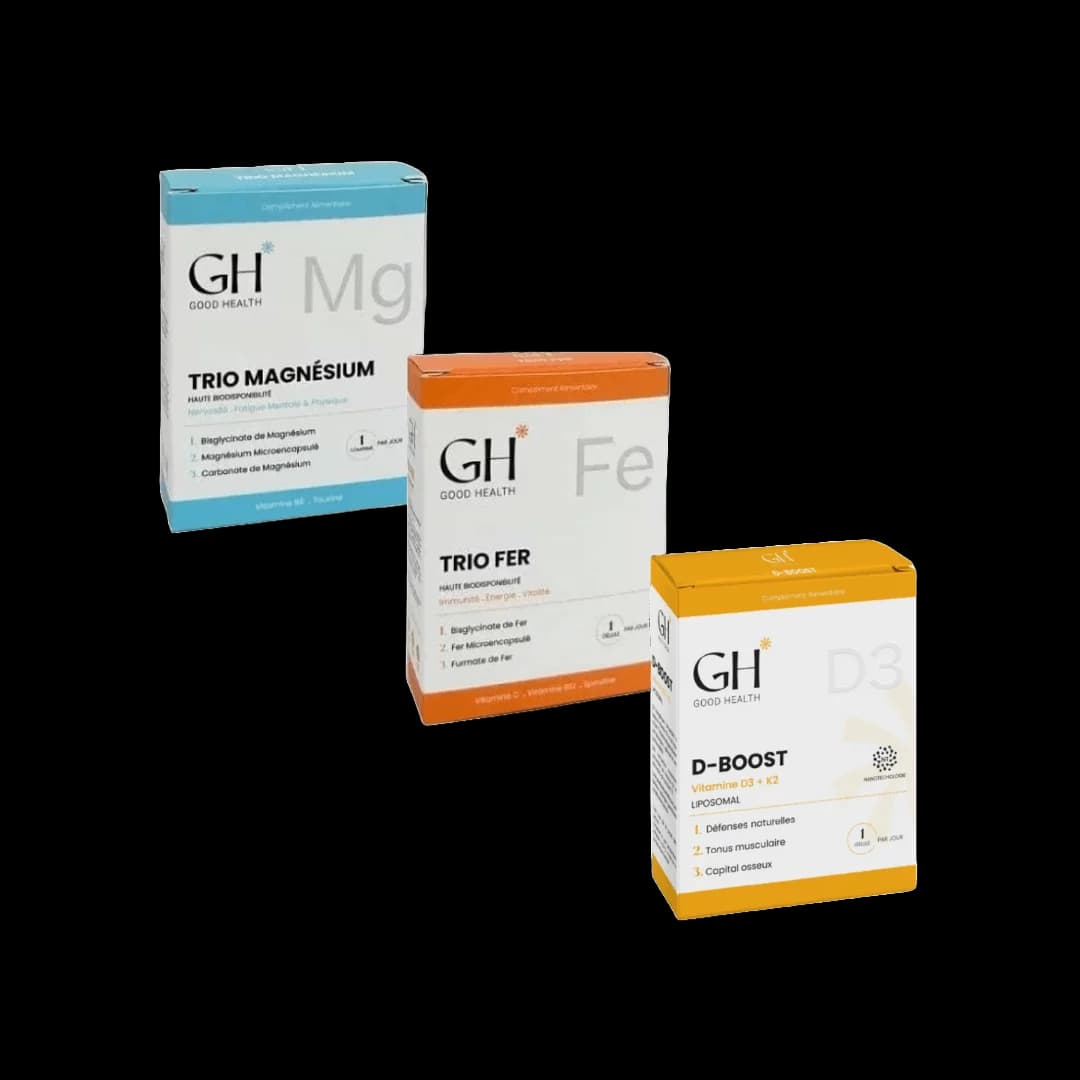 GH TRIO Vitamine D, Fer, Magnesium