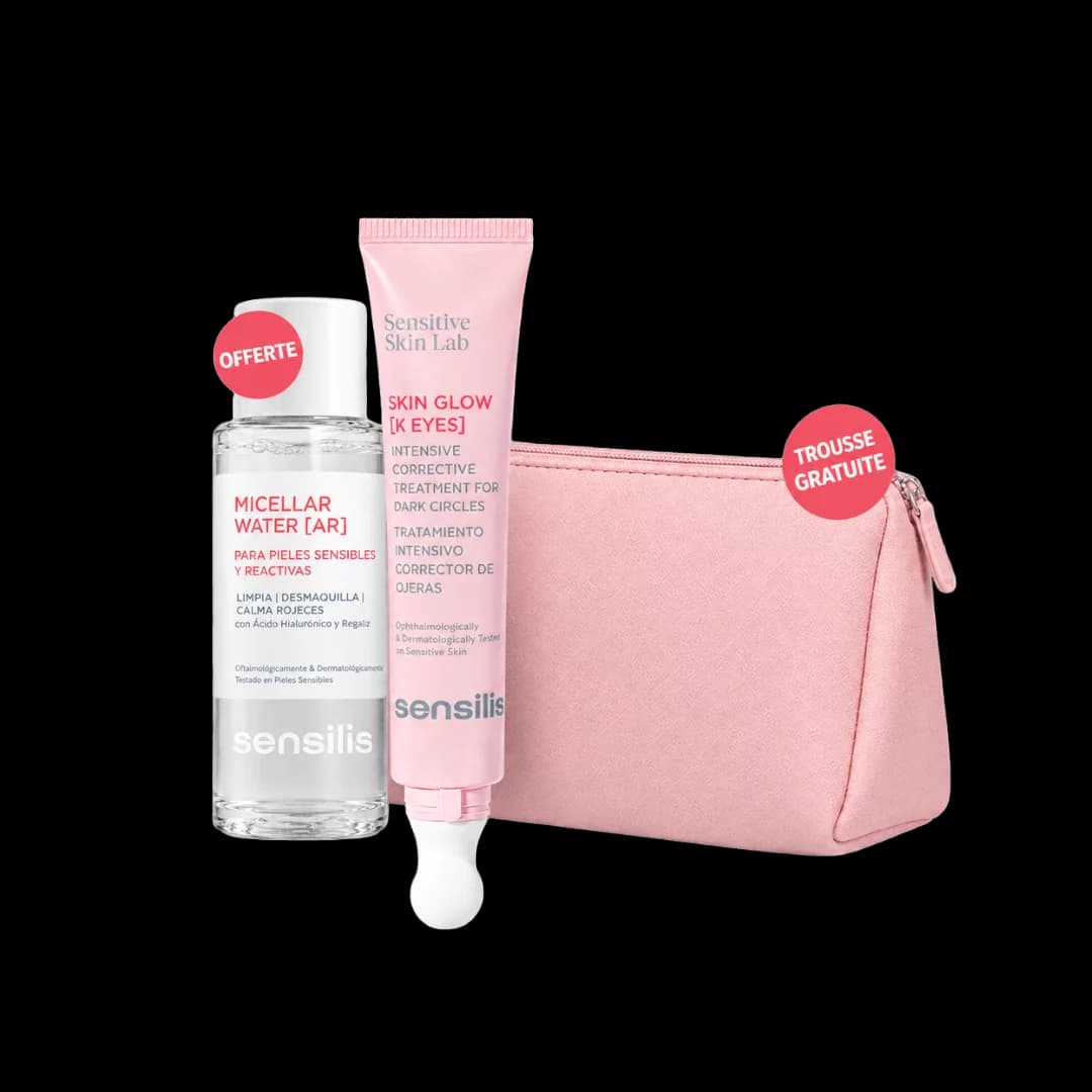 Sensilis Skin Glow K-Eyes 15ML + Eau Micellaire 50ML & Trousse OFFERTES