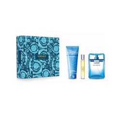VERSACE COFFRET EAU FRAICHE EDT 100ML+GEL DOUCHE 150ML+MINIATURE 10ML