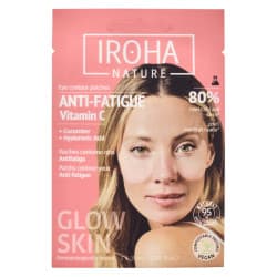 IROHA EYE PATCHES ANTI-FATIGUE AND ILLUMINATING VIT C CUCUMBER AND HYALURONIC ACID