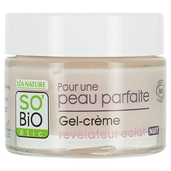 SO BIO Gel-Crème Révélateur Eclat Nuit 50 ml