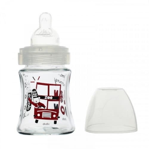 DODIE BIBERON VERRE SENSATION+ 150 ML DEBIT 1 0-6 MOIS – MODELE LONDON