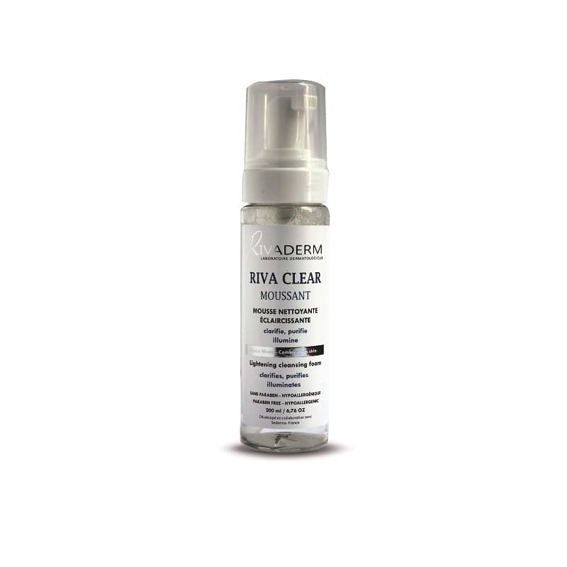 Rivaderm Mousse Nettoyante Eclaircissante 200Ml