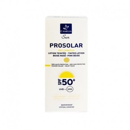 CAMELIA Prosolar Creme Teintee Beige Rose SPF50+ 50ML