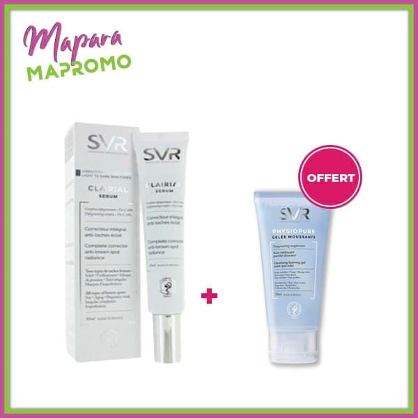SVR CLAIRIAL Serum Correcteur Integral Anti-taches Eclat 30ml + Gel Physiopure 55ml (Offert)