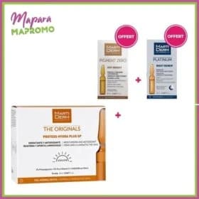 MARTIDERM The Originals Proteos Hydra Plus SP Peaux Normales mixtes+ 2 Ampoules Offertes (DSP Bright+ Platinum)